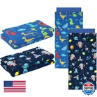 Croblissful 2-PACK Dinosaur Nap Mat Cover Boys Girls Flap Blue Kids 45"X19" New. Price: $35.18.