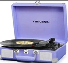 Tanlanin TE-2021 Vintage Turntable Usb Bluetooth Portable Suitcase Record Player Open. Price: $55.00.