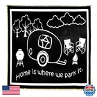 Led Illuminated Border Rv Home Mat Stylish Camping X 18-FEET Black/white New. Price: $151.60.
