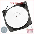 Pro Spin White Acrylic Turntable - Platter Slipmat For 12" Vinyl Vintage Rec New. Price: $26.22.