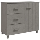 Sideboard Buffet Cabinet With Storage For Kitchen Hamar Solid Pinewood Vidaxl. Price: $204.99.