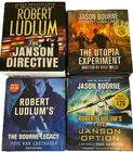 Lot Of 4 Robert Ludlum Audio Books Cd Bourne Legacy Utopia Experiment Janson Good. Price: $17.99.