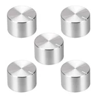 Uxcell 5PCS Potentiometer Knob Knurled Shaft Silver Tone 20MMX13MM, New. Price: $12.12.