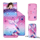 Wowelife Mermaid Toddler Nap Mat With Pillow, Sleeping Bag For Girls, Pr New. Price: $42.10.